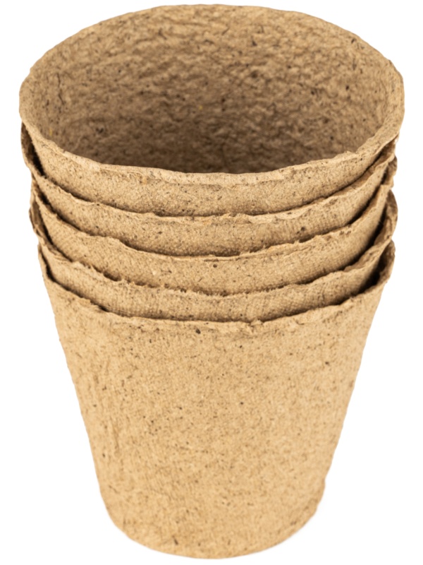 Горшочек для рассады, 110 х 100 мм, торфяной, 5 шт, Россия