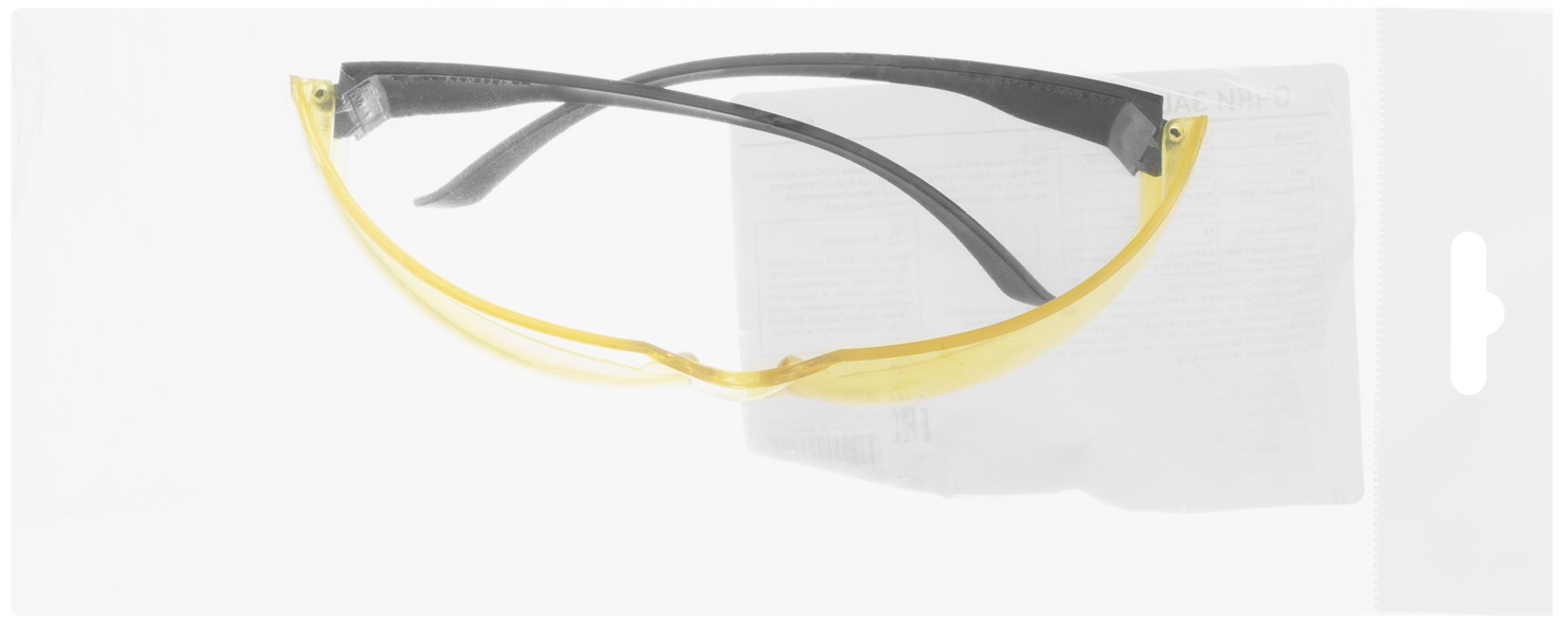 Очки защитные открытые, поликарбонатные, желтые ОЧК202 (0-13022) Россия