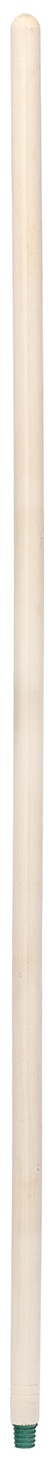 Черенок деревянный, 25 х 1200 мм, высший сорт, пластиковая резьба (подходит для метел, щеток), Россия