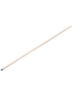 Черенок деревянный, 25 х 1200 мм, высший сорт, пластиковая резьба (подходит для метел, щеток), Россия