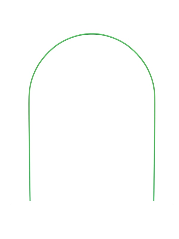 Парниковые дуги в ПВХ 1.2 х 1 м, 6 шт, D трубы 10 мм Россия