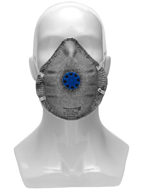 Полумаска фильтрующая формов,модель