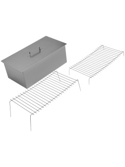 Коптильня двухъярусная большая 600 х 320 х 250 мм, 0.8 мм, с поддоном, Россия Camping Palisad