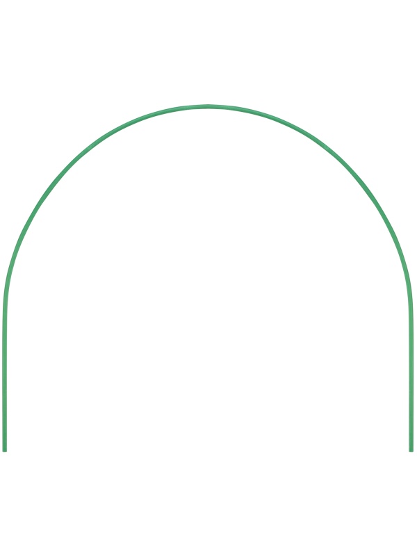 Парниковые дуги в ПВХ 0.75 х 0.9 м, 6 шт D трубы 10 мм Россия