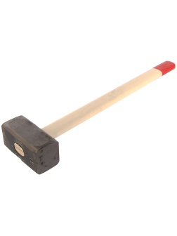 Кувалда, 8000 г, кованая головка, деревянная рукоятка 750 мм Сибртех