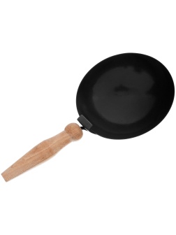 Ковш стальной строительный, 160 мм, деревянная ручка Сибртех