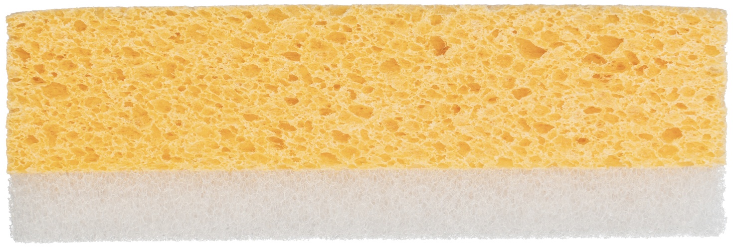 Губка целлюлозная комбинированная для удаления эпоксидной затирки 150 x 95 x 50 мм, Россия Сибртех