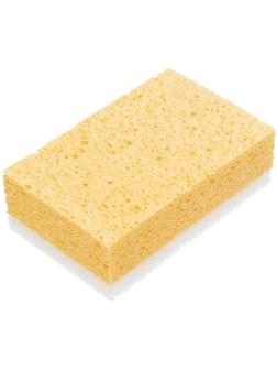 Губка целлюлозная комбинированная для удаления эпоксидной затирки 150 x 95 x 50 мм, Россия Сибртех