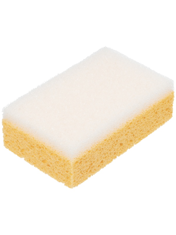Губка целлюлозная комбинированная для удаления эпоксидной затирки 150 x 95 x 50 мм, Россия Сибртех