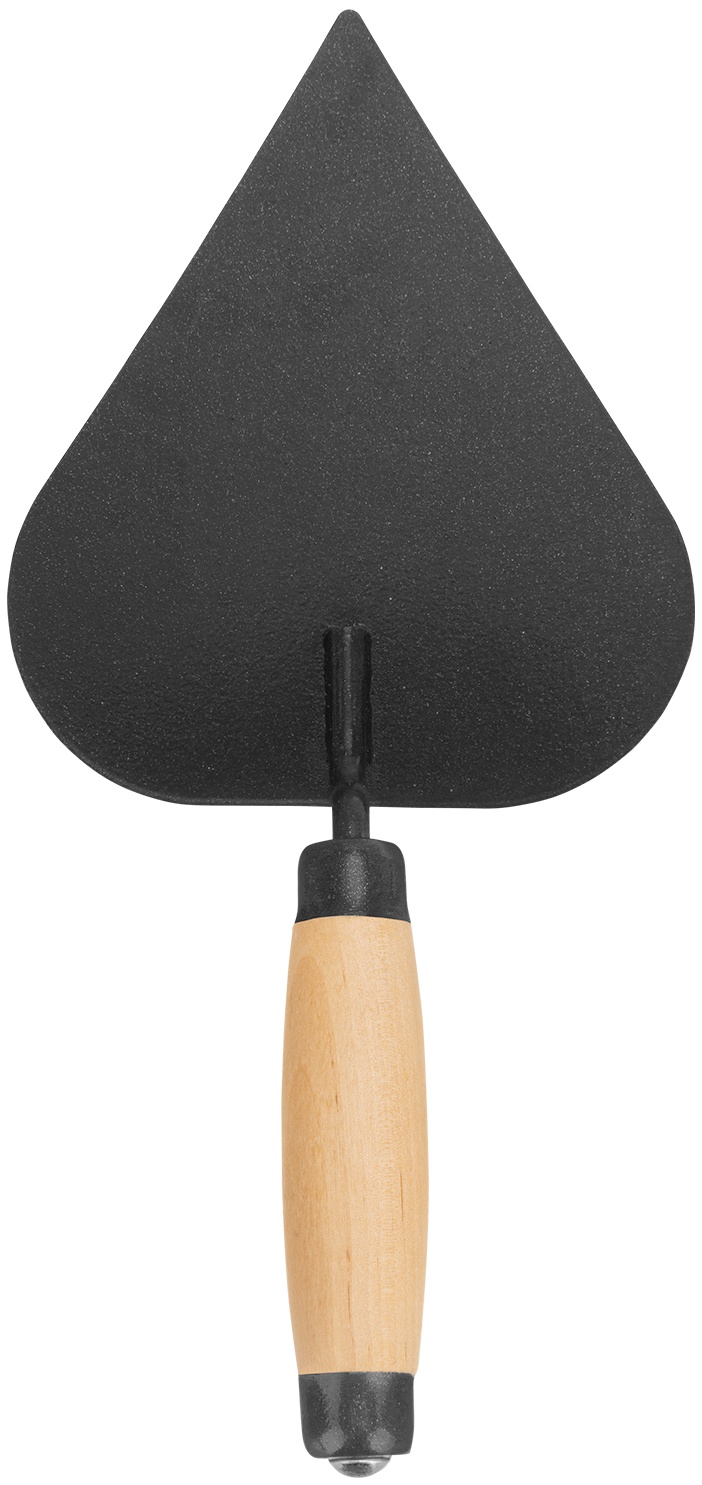 Кельма штукатура стальная, деревянная усиленная ручка Россия