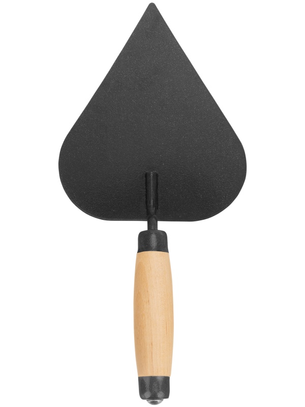 Кельма штукатура стальная, деревянная усиленная ручка Россия