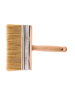 Кисть-ракля, 50 х 150 мм, натуральная щетина, деревянный корпус, деревянная ручка Россия