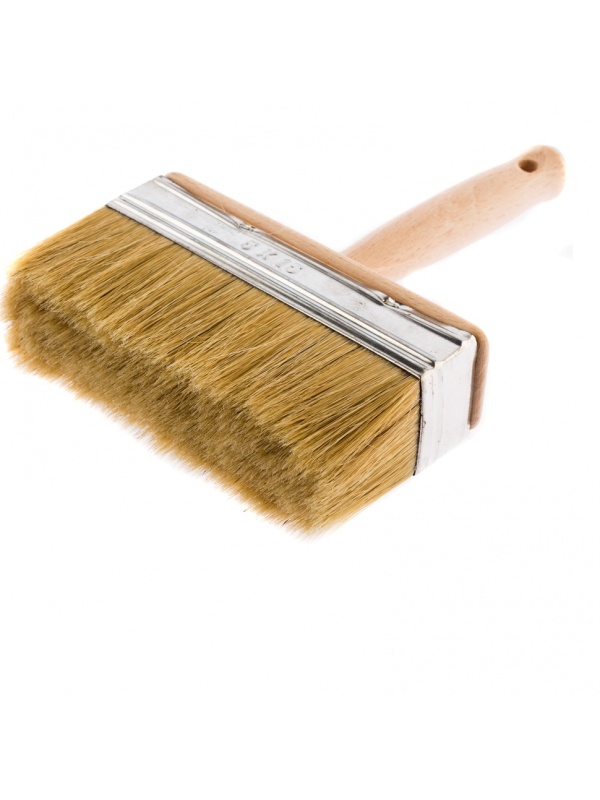 Кисть-ракля, 50 х 150 мм, натуральная щетина, деревянный корпус, деревянная ручка Россия