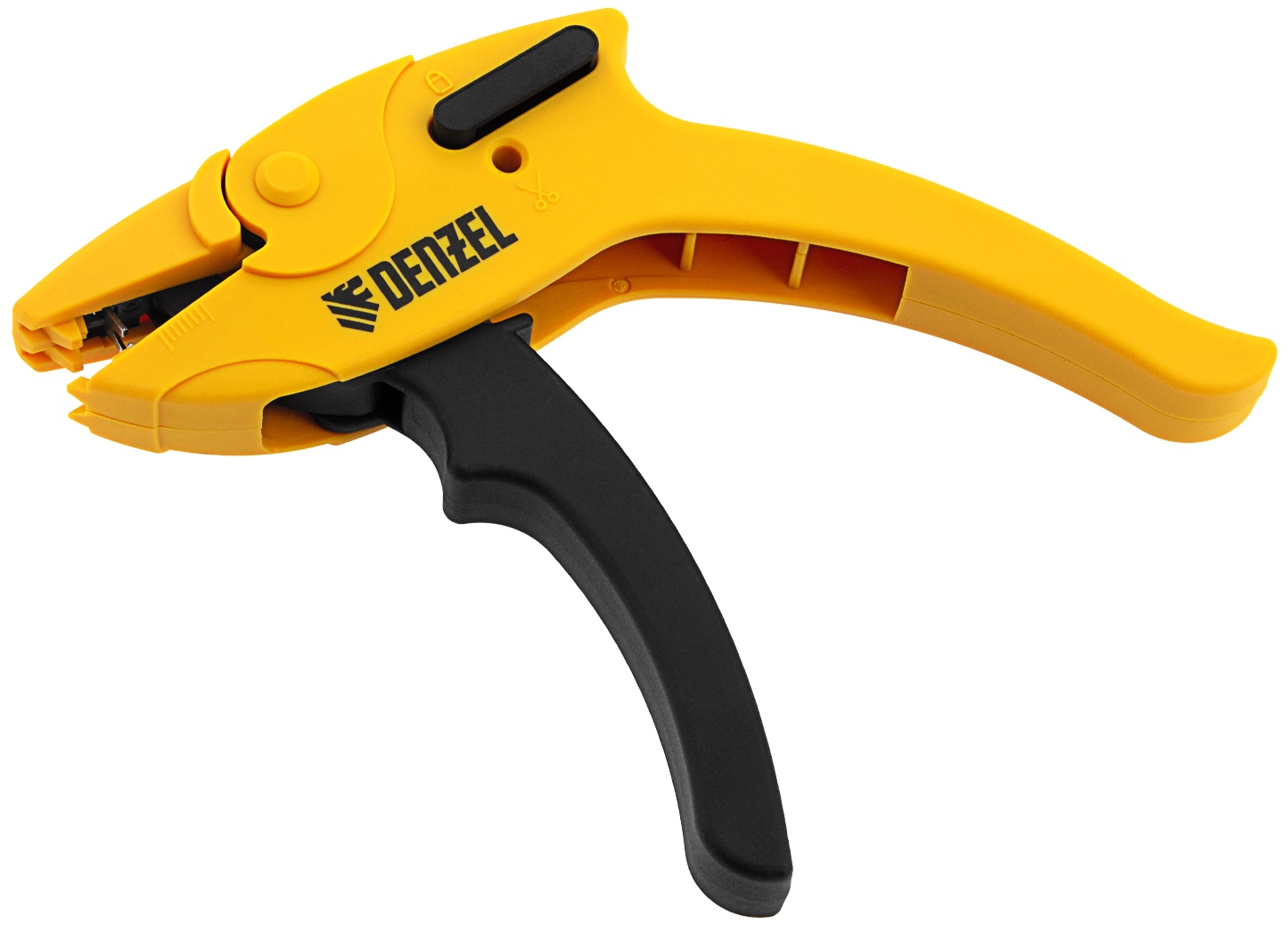 Щипцы для зачистки электропроводов, сечением 0,2-6 мм2, функция обрезания проводов Denzel