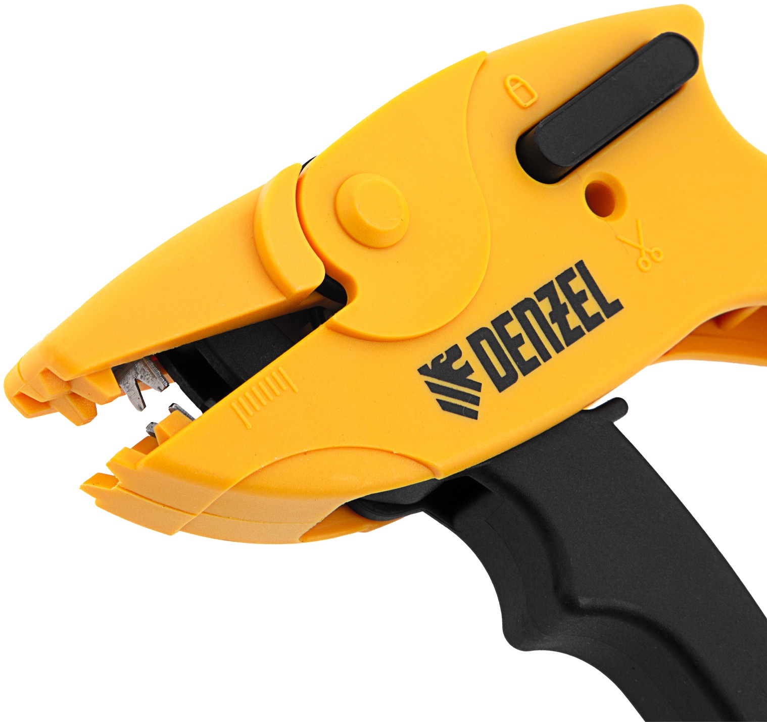 Щипцы для зачистки электропроводов, сечением 0,2-6 мм2, функция обрезания проводов Denzel