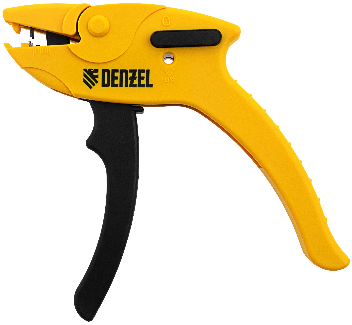Щипцы для зачистки электропроводов, сечением 0,2-6 мм2, функция обрезания проводов Denzel