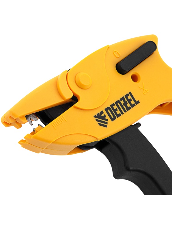 Щипцы для зачистки электропроводов, сечением 0,2-6 мм2, функция обрезания проводов Denzel