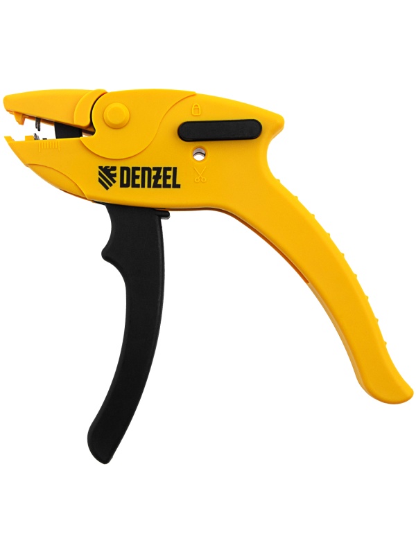 Щипцы для зачистки электропроводов, сечением 0,2-6 мм2, функция обрезания проводов Denzel