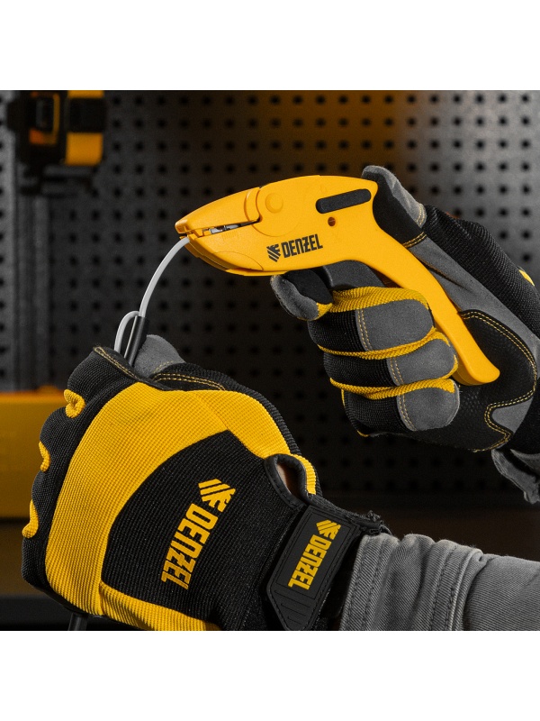 Щипцы для зачистки электропроводов, сечением 0,2-6 мм2, функция обрезания проводов Denzel