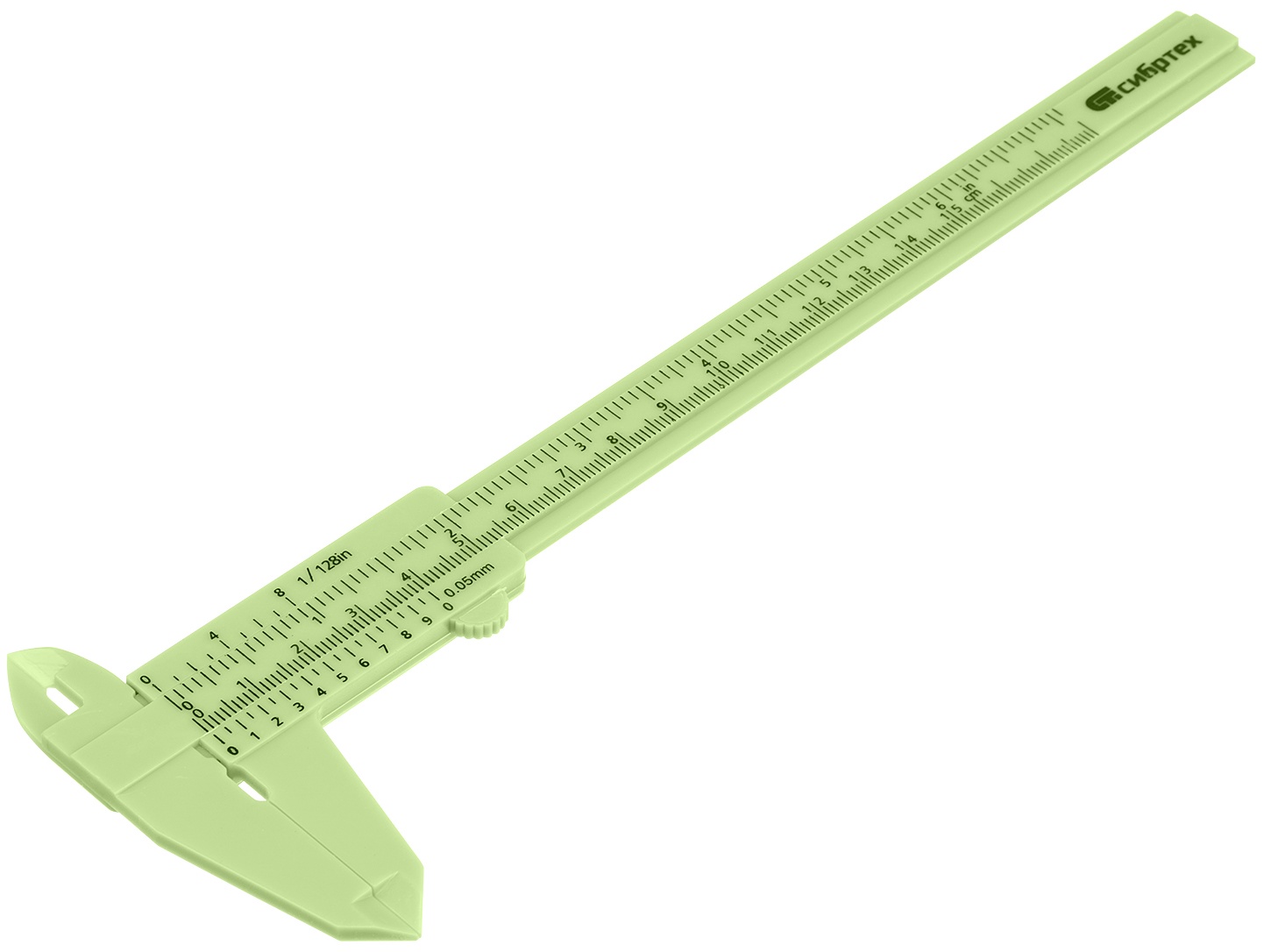 Штангенциркуль пластиковый, 150 мм Сибртех