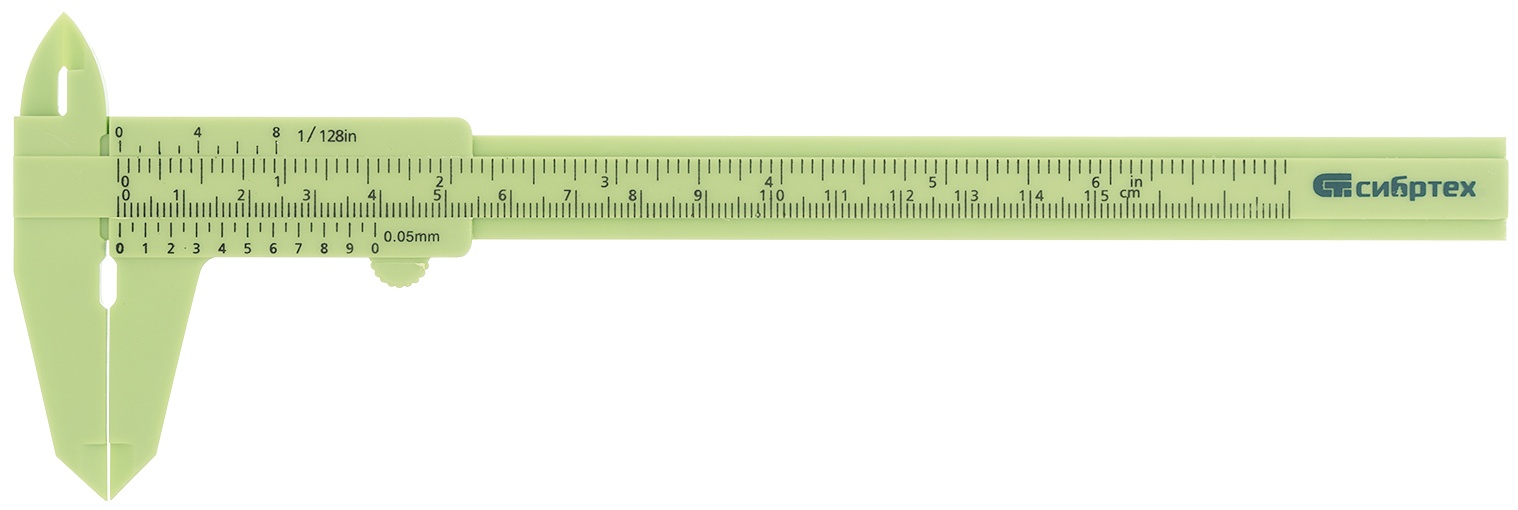 Штангенциркуль пластиковый, 150 мм Сибртех