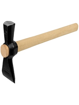Молоток печника, 600 г, деревянная рукоятка, посадка без клина, Россия