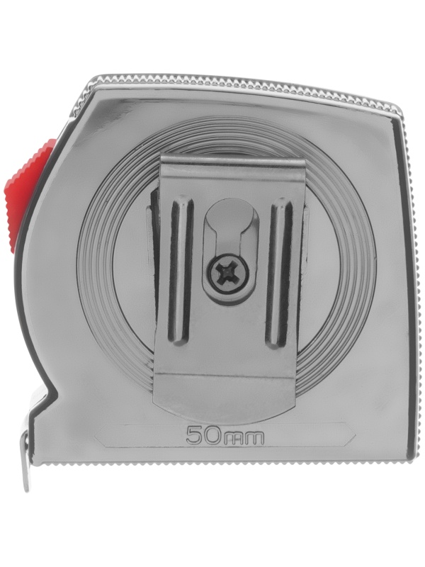 Рулетка Chrom, 2 м x 13 мм, хромированный корпус MTX