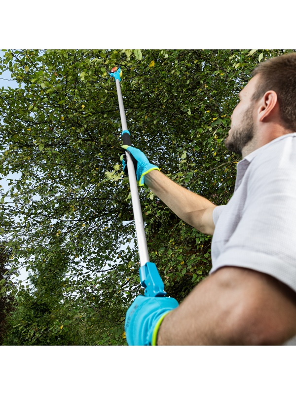 Плодосъемник механический, 1900 мм, алюминиевая штанга, LUXE Palisad