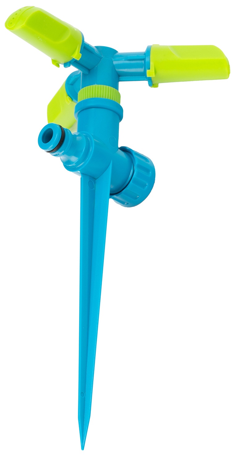 Разбрызгиватель вращающийся, 3 лопасти, на пике, ABS-пластик, LUXE Palisad