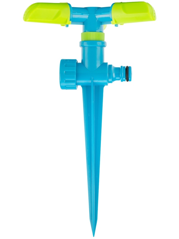 Разбрызгиватель вращающийся, 3 лопасти, на пике, ABS-пластик, LUXE Palisad