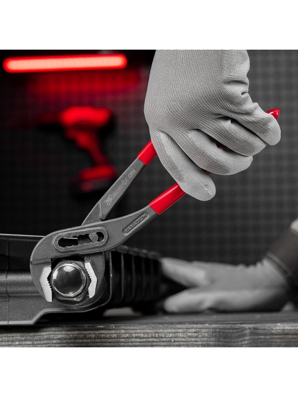 Клещи переставные 300 мм, хром-ванадий, обливные рукоятки Matrix