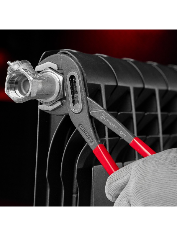 Клещи переставные 300 мм, хром-ванадий, обливные рукоятки Matrix