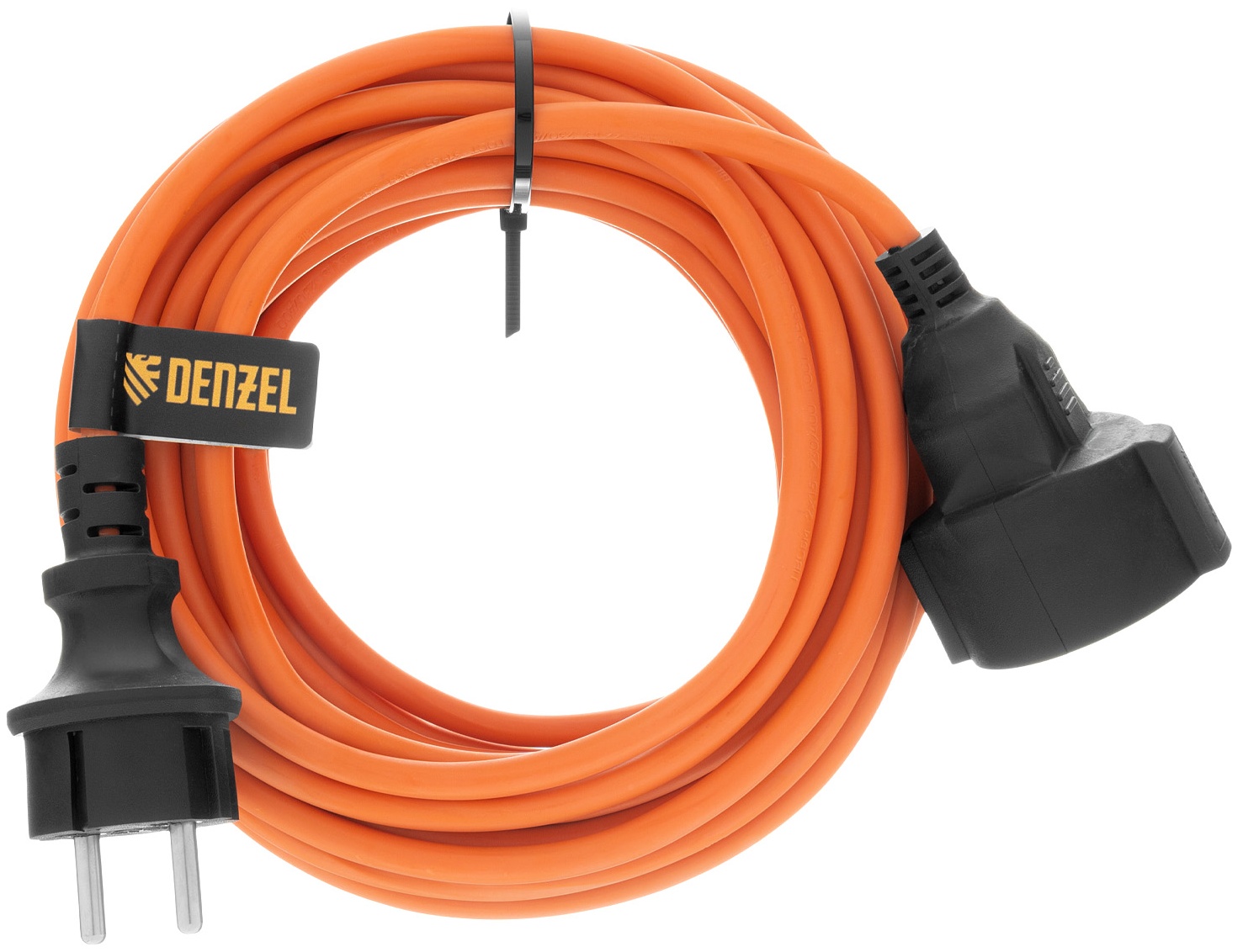 Удлинитель-шнур силовой Garden Series, б/з, ПВС, 10м, 1 розетка, 2 x 1,5 мм, 3 м Denzel