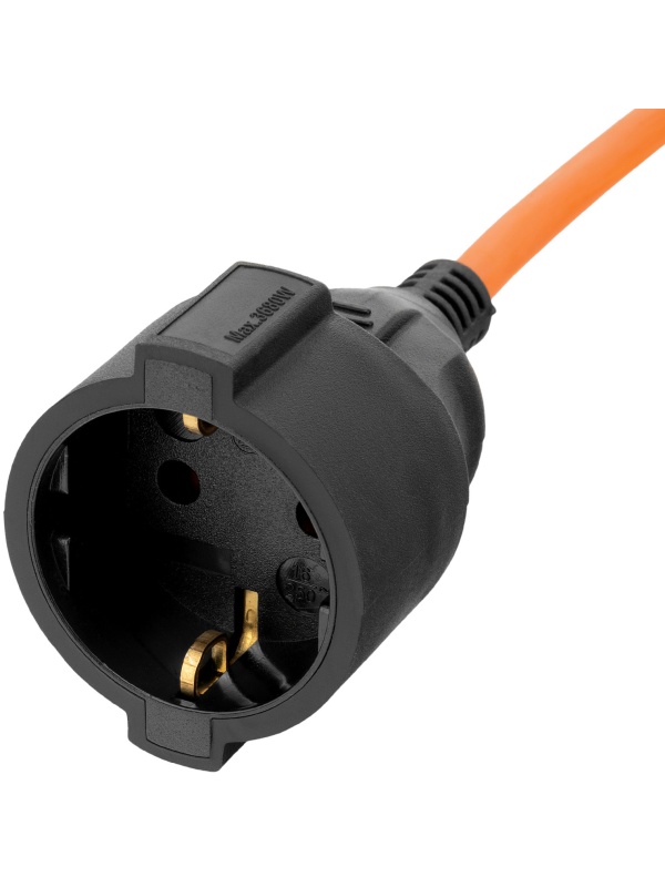 Удлинитель-шнур силовой Garden Series, б/з, ПВС, 10м, 1 розетка, 2 x 1,5 мм, 3 м Denzel