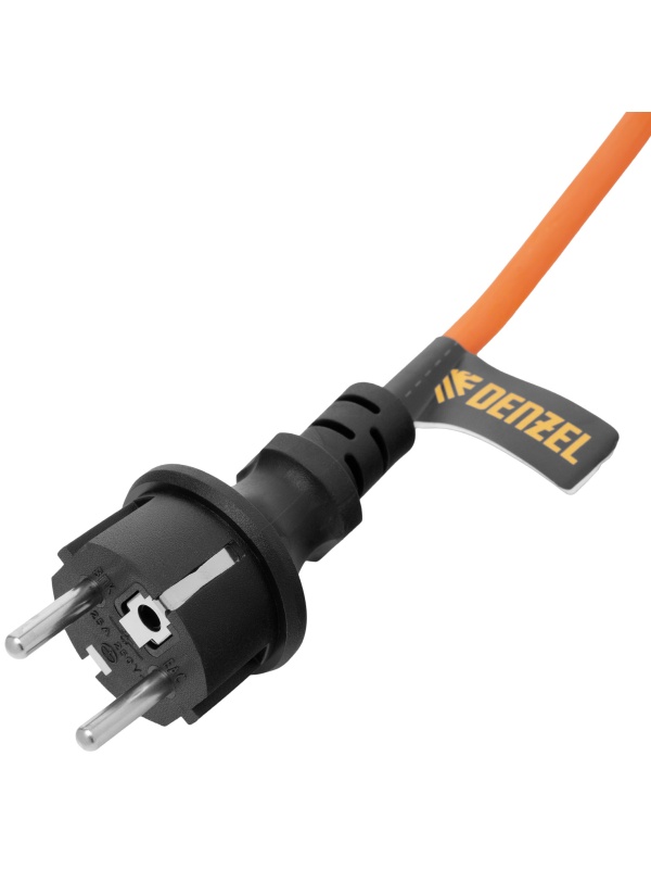 Удлинитель-шнур силовой Garden Series, б/з, ПВС, 10м, 1 розетка, 2 x 1,5 мм, 3 м Denzel