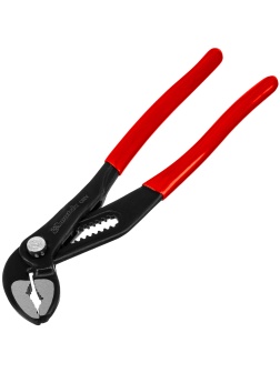 Клещи переставные 250 мм, кнопочный механизм, хром-ванадий, обливные рукоятки Matrix