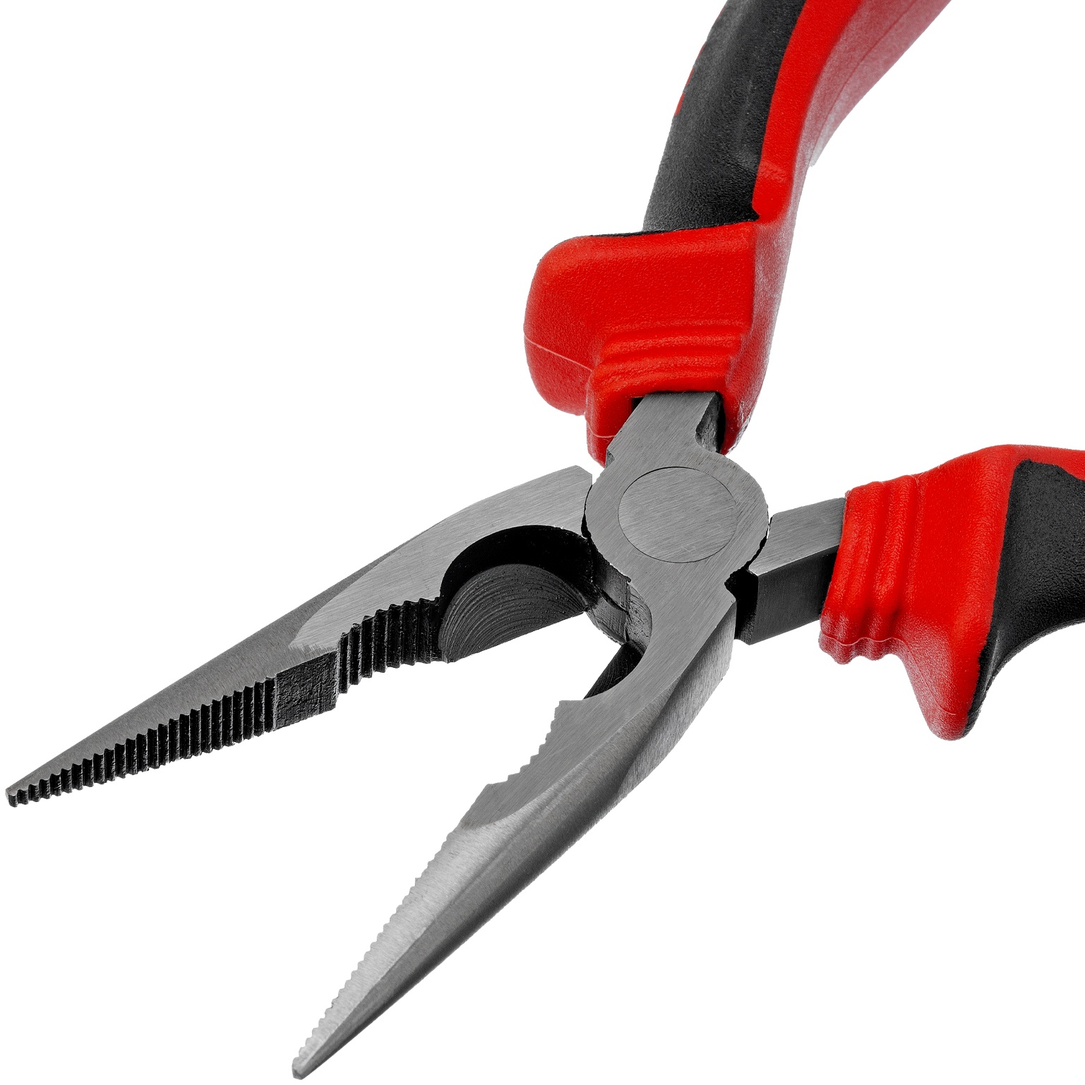 Длинногубцы прямые, 160 мм, хром-ванадий, двухкомпонентные рукоятки Matrix