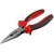 Длинногубцы прямые, 160 мм, хром-ванадий, двухкомпонентные рукоятки Matrix