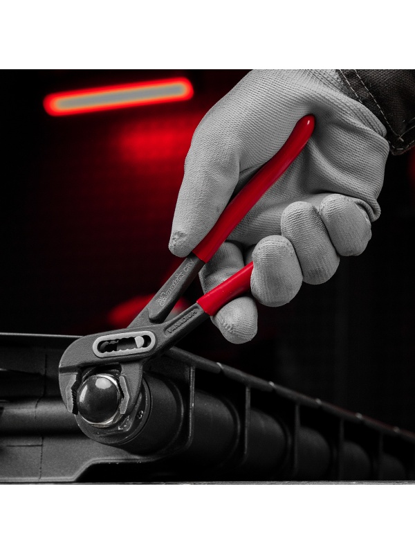 Клещи переставные 180 мм, хром-ванадий, обливные рукоятки Matrix