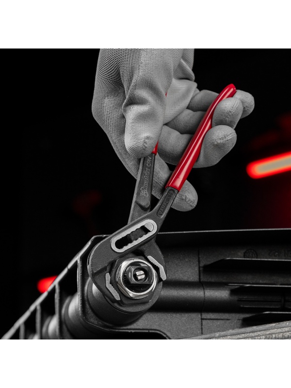 Клещи переставные 180 мм, хром-ванадий, обливные рукоятки Matrix