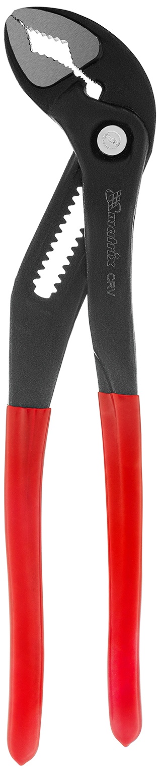 Клещи переставные 300 мм, кнопочный механизм, хром-ванадий, обливные рукоятки Matrix