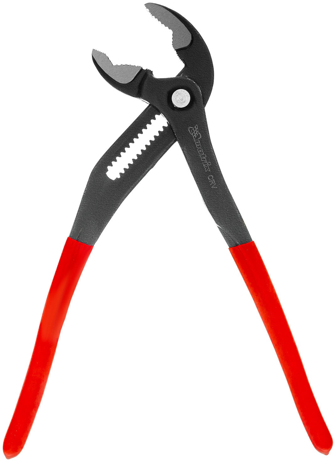 Клещи переставные 300 мм, кнопочный механизм, хром-ванадий, обливные рукоятки Matrix