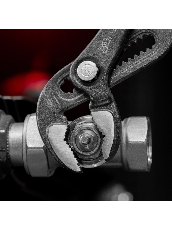 Клещи переставные 300 мм, кнопочный механизм, хром-ванадий, обливные рукоятки Matrix