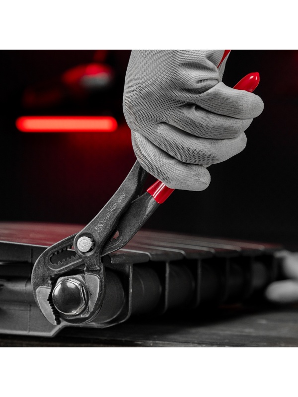 Клещи переставные 300 мм, кнопочный механизм, хром-ванадий, обливные рукоятки Matrix