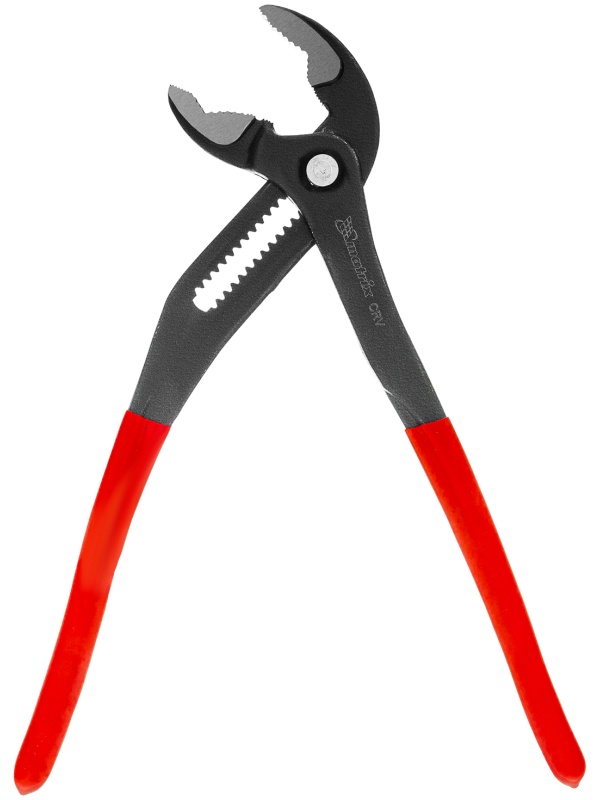 Клещи переставные 300 мм, кнопочный механизм, хром-ванадий, обливные рукоятки Matrix