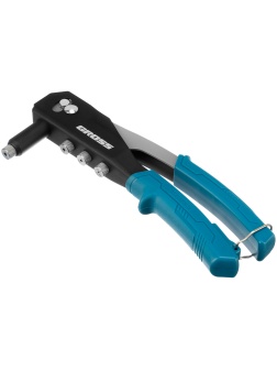 Заклепочник ручной, 260 мм, заклепки 2,4-3,2-4,0-4,8 мм Gross