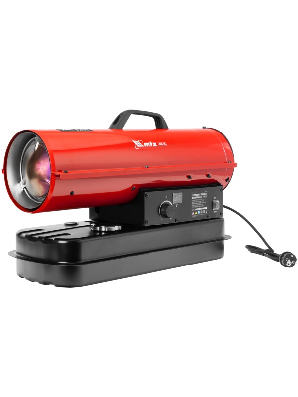Дизельная тепловая пушка DHB-10i, 10 кВт, 400 м3/ч, прямой нагрев, термостат MTX