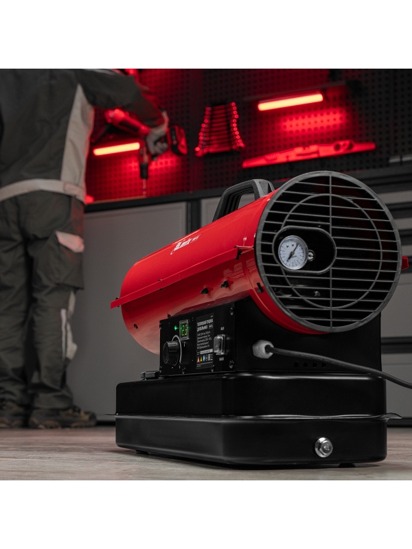 Дизельная тепловая пушка DHB-10i, 10 кВт, 400 м3/ч, прямой нагрев, термостат MTX