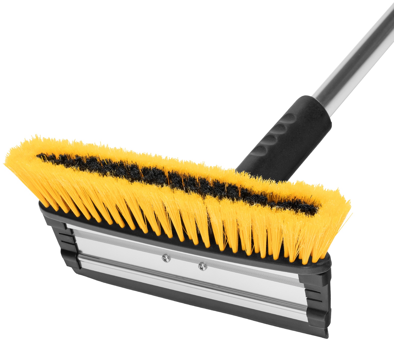 Щетка-сметка для снега со скребком, телескоп, поворотная голова, водосгон, 900-1200 мм Denzel