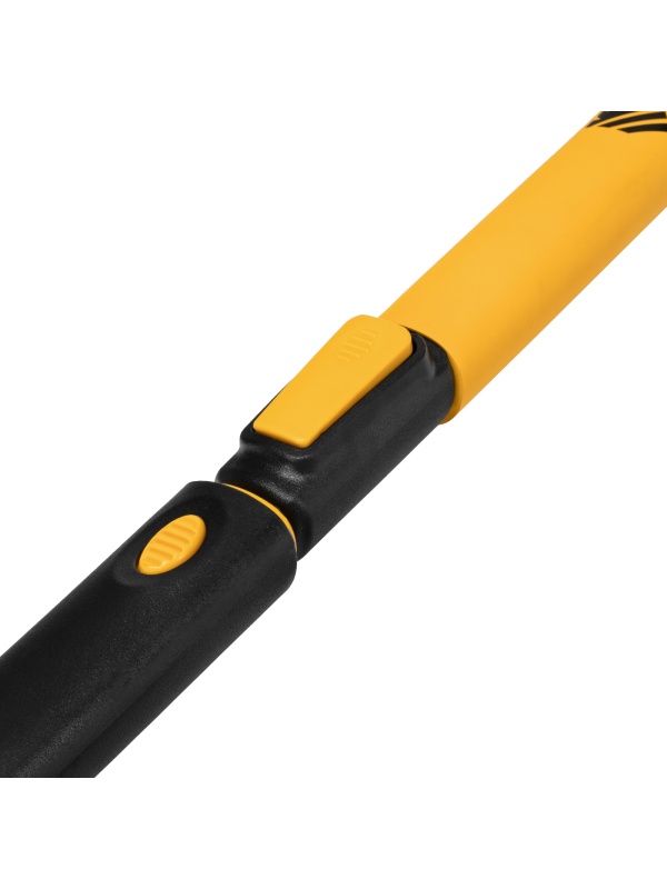 Щетка-сметка для снега со скребком, телескоп, поворотная голова, водосгон, 900-1200 мм Denzel